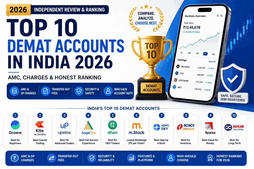 Top 10 Demat Accounts in India