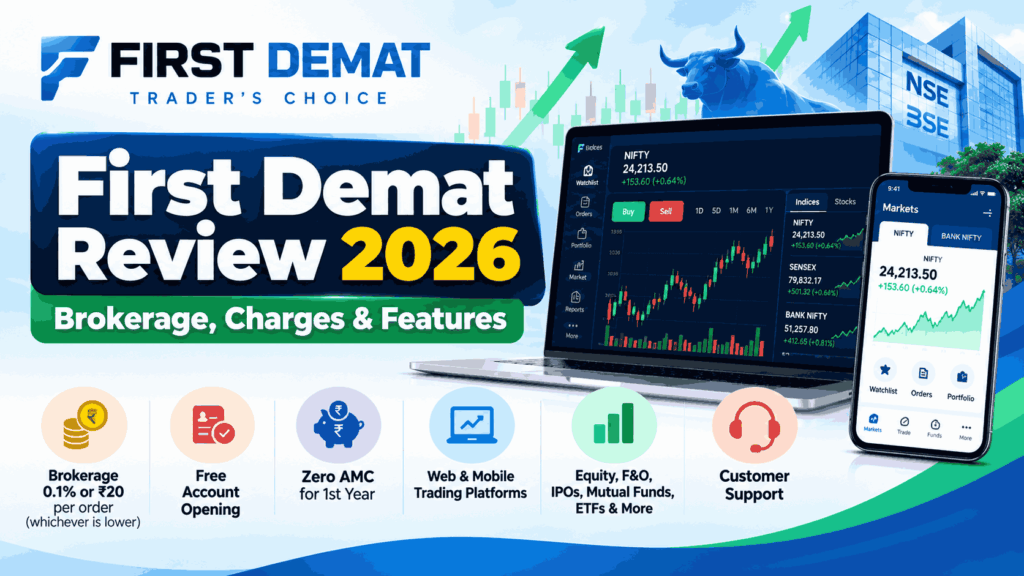 First Demat Review 2026 Brokerage, Charges & Features